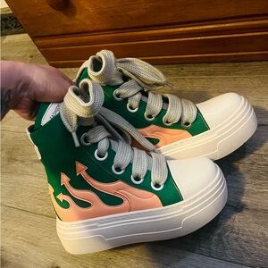Funky high top sneakers